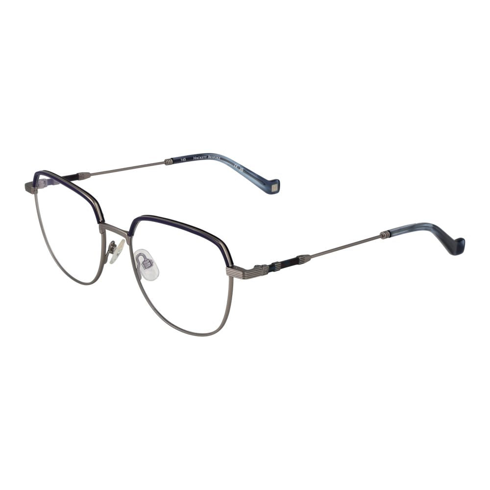 Hackett Gray Men’s Optical Frames – Gunmetal Round, 51mm