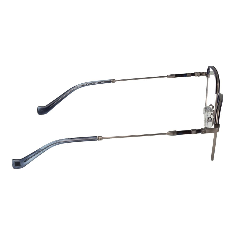Hackett Gray Men’s Optical Frames – Gunmetal Round, 51mm