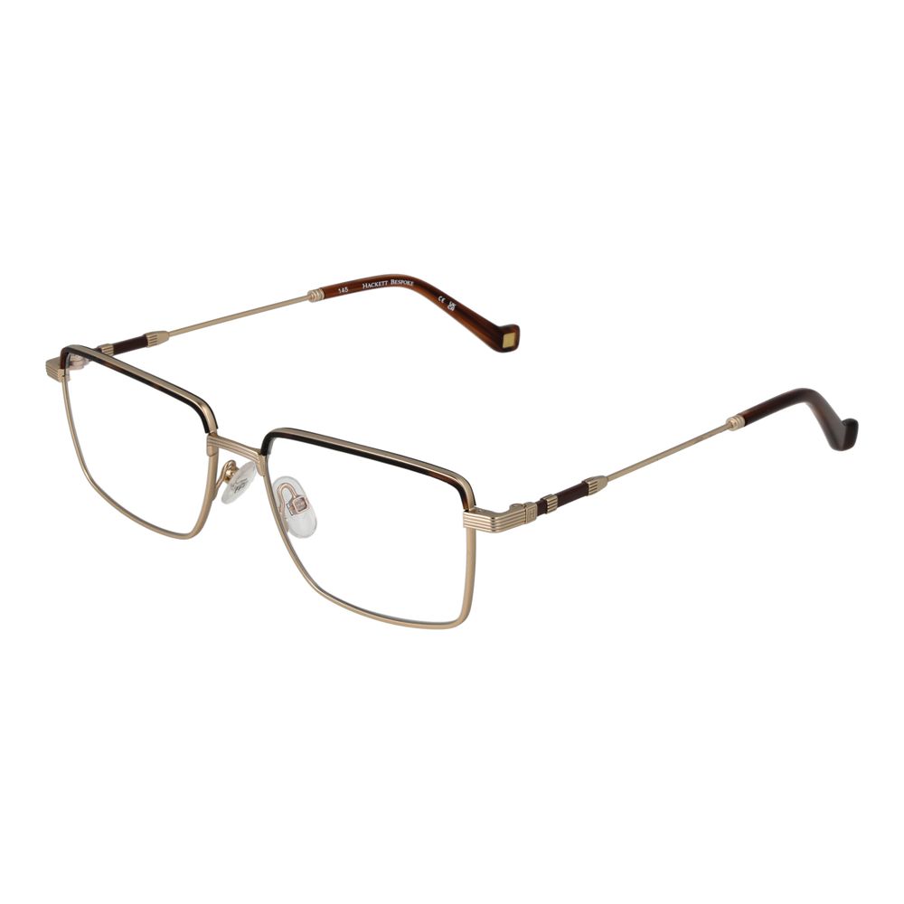 Hackett Gold Men’s Optical Frames – Square Full-Rim, 53mm