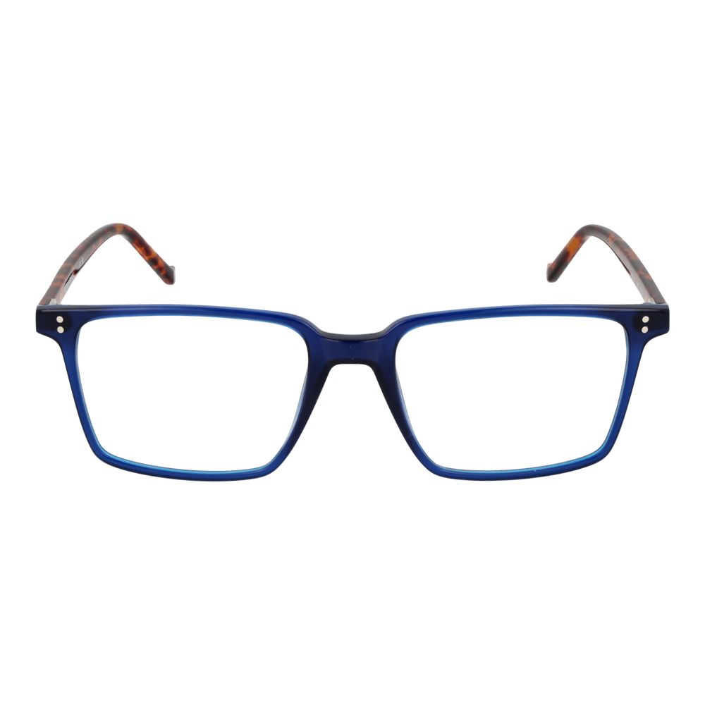 Hackett Blue Men's Optical Frames – Square Full-Rim, 56mm