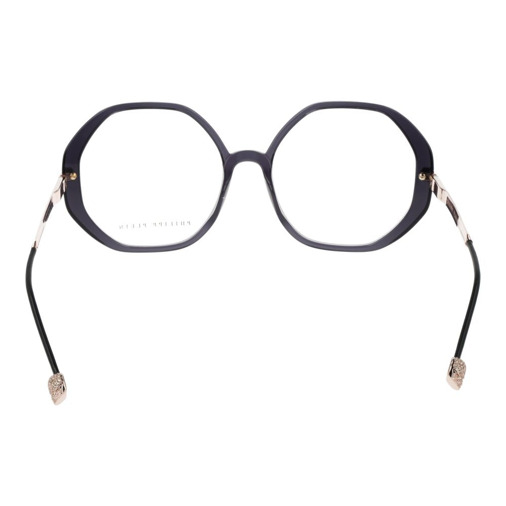 Philipp Plein Women’s Optical Frames – Grey Full-Rim, 56mm