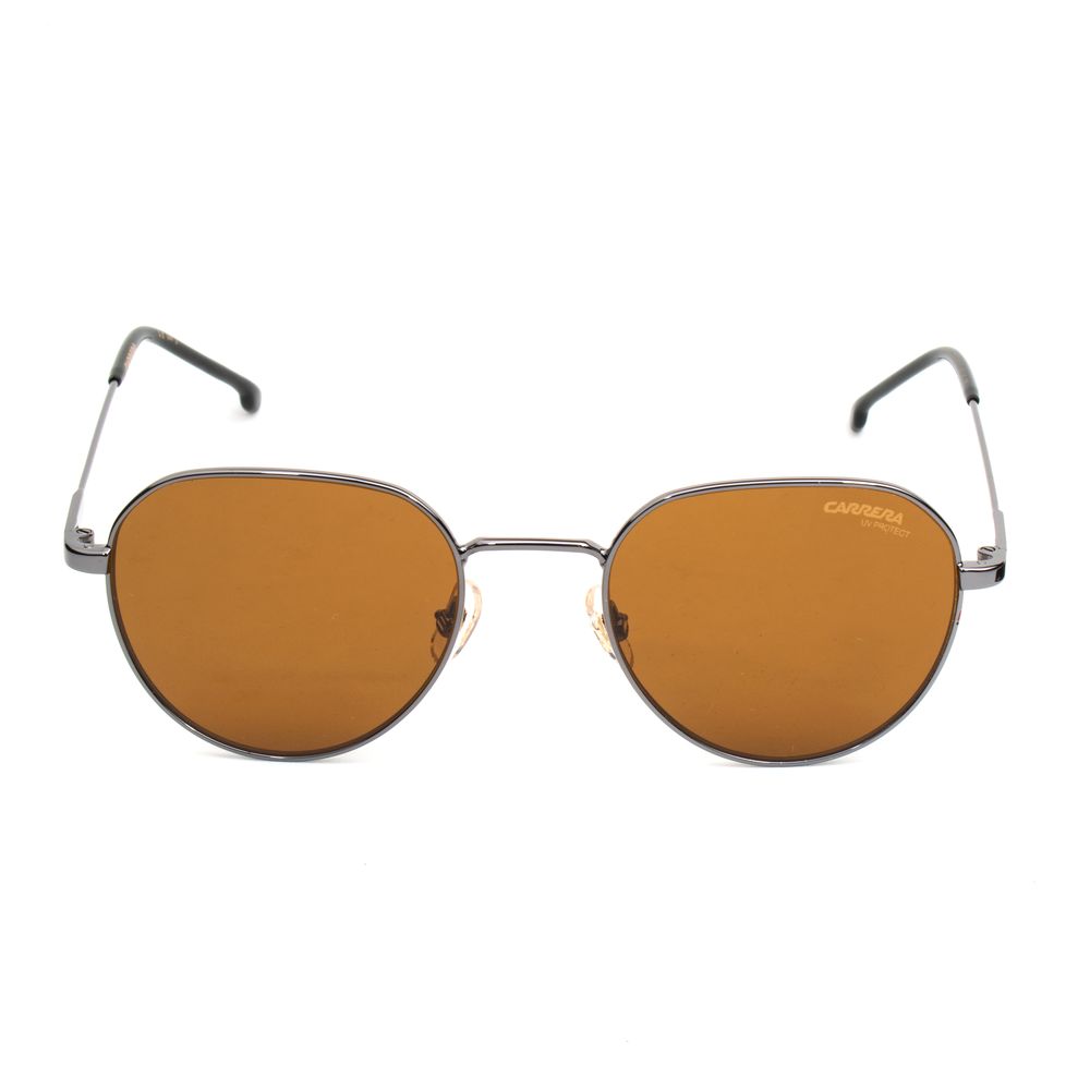 Carrera Bicolor Metal Sunglasses – Dark Ruthen Frame with Brown Lenses, 48mm
