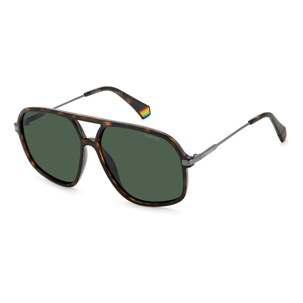 Polaroid Brown Plastic Sunglasses – Unisex Polarised 59mm