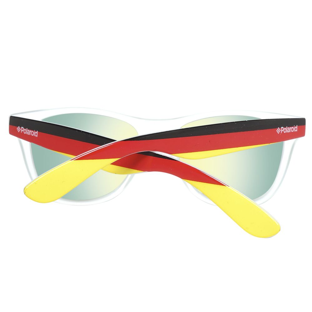 Polaroid Blue Polycarbonate Sunglasses – Unisex 55mm