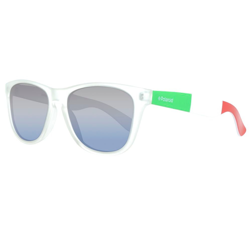 Polaroid Unisex Blue Polycarbonate Sunglasses – 55mm
