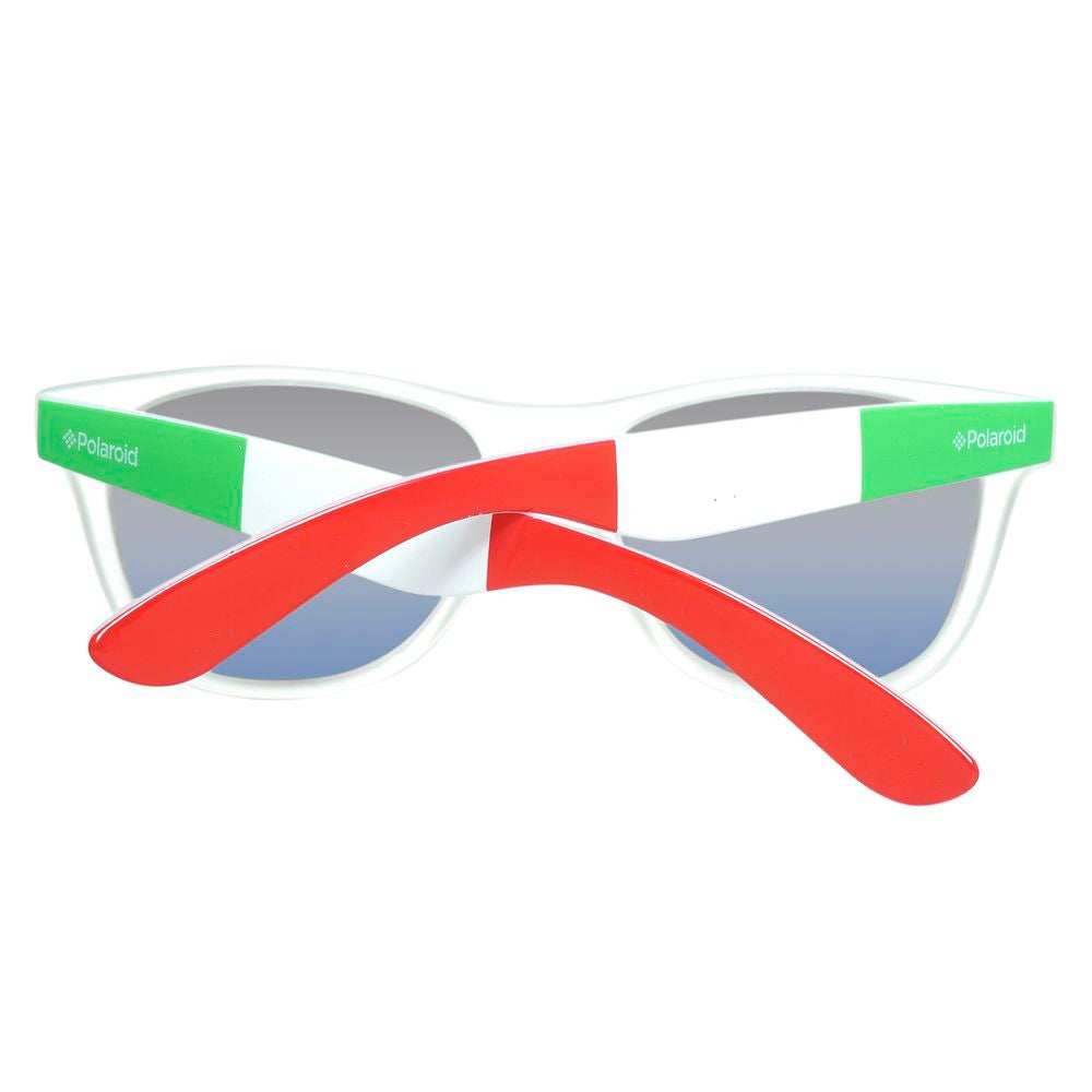 Polaroid Unisex Blue Polycarbonate Sunglasses – 55mm