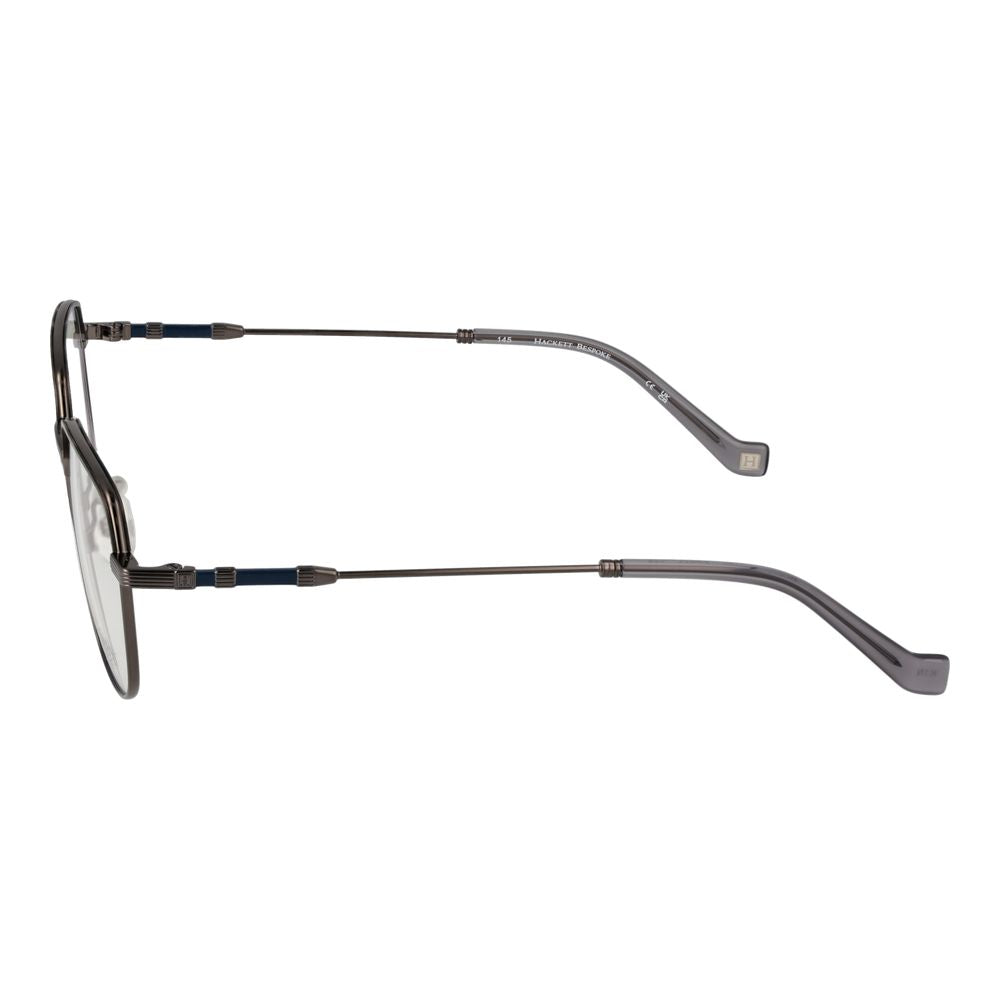 Hackett Gray Men’s Optical Frames – Gunmetal Round Style, 51mm