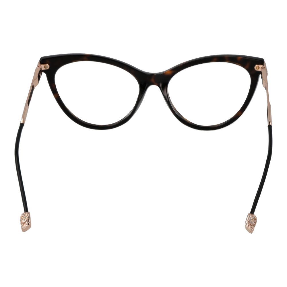 Philipp Plein Women’s Optical Glasses – Brown Cat Eye Frame, 54mm