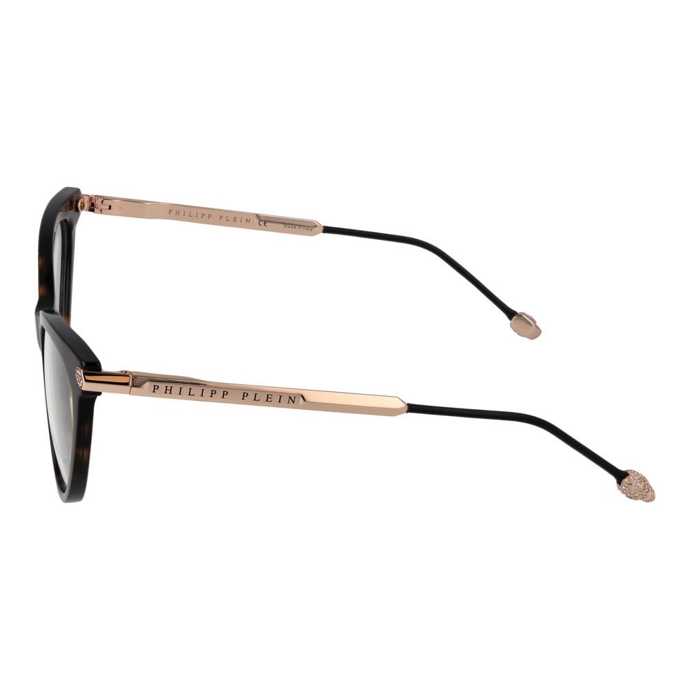 Philipp Plein Women’s Optical Glasses – Brown Cat Eye Frame, 54mm