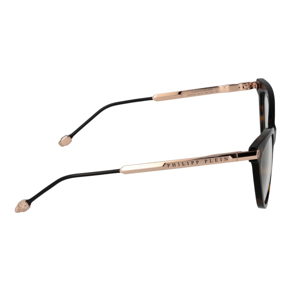 Philipp Plein Women’s Optical Glasses – Brown Cat Eye Frame, 54mm