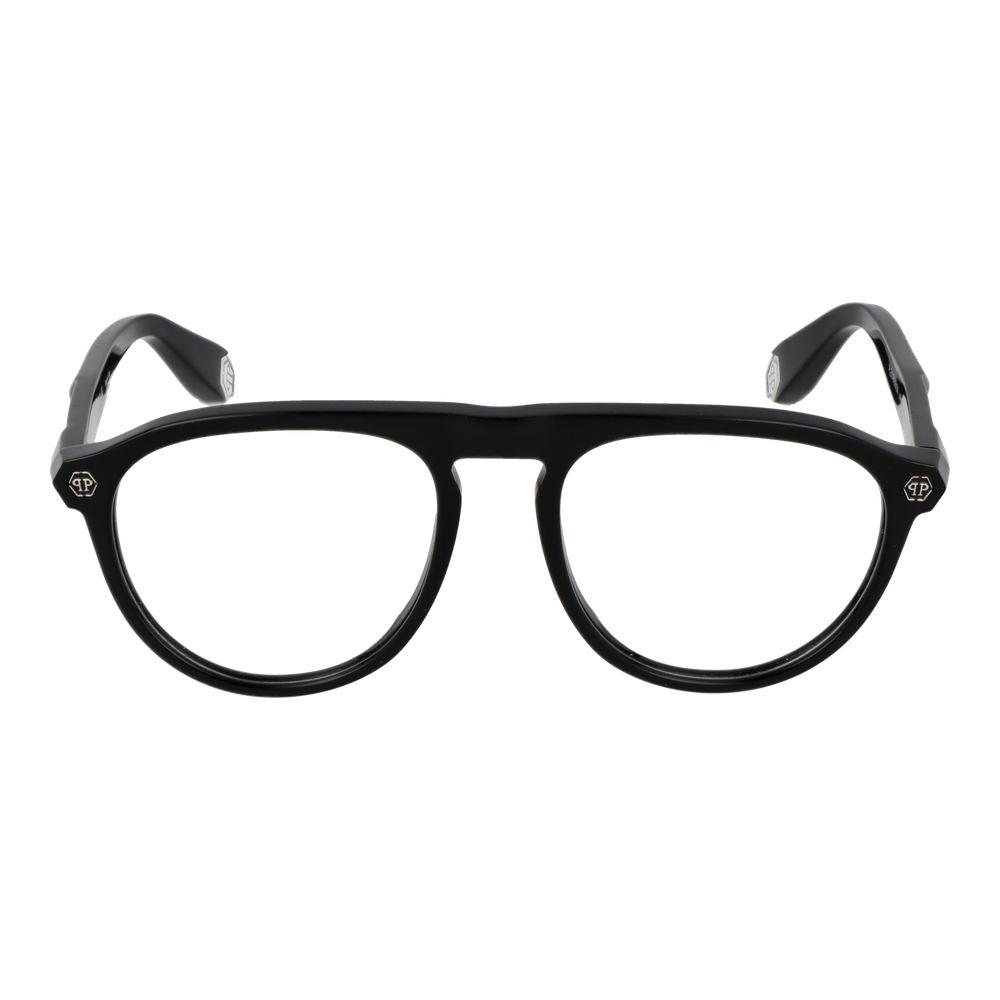 Philipp Plein Men's Optical Frames – Black Full-Rim, 54mm