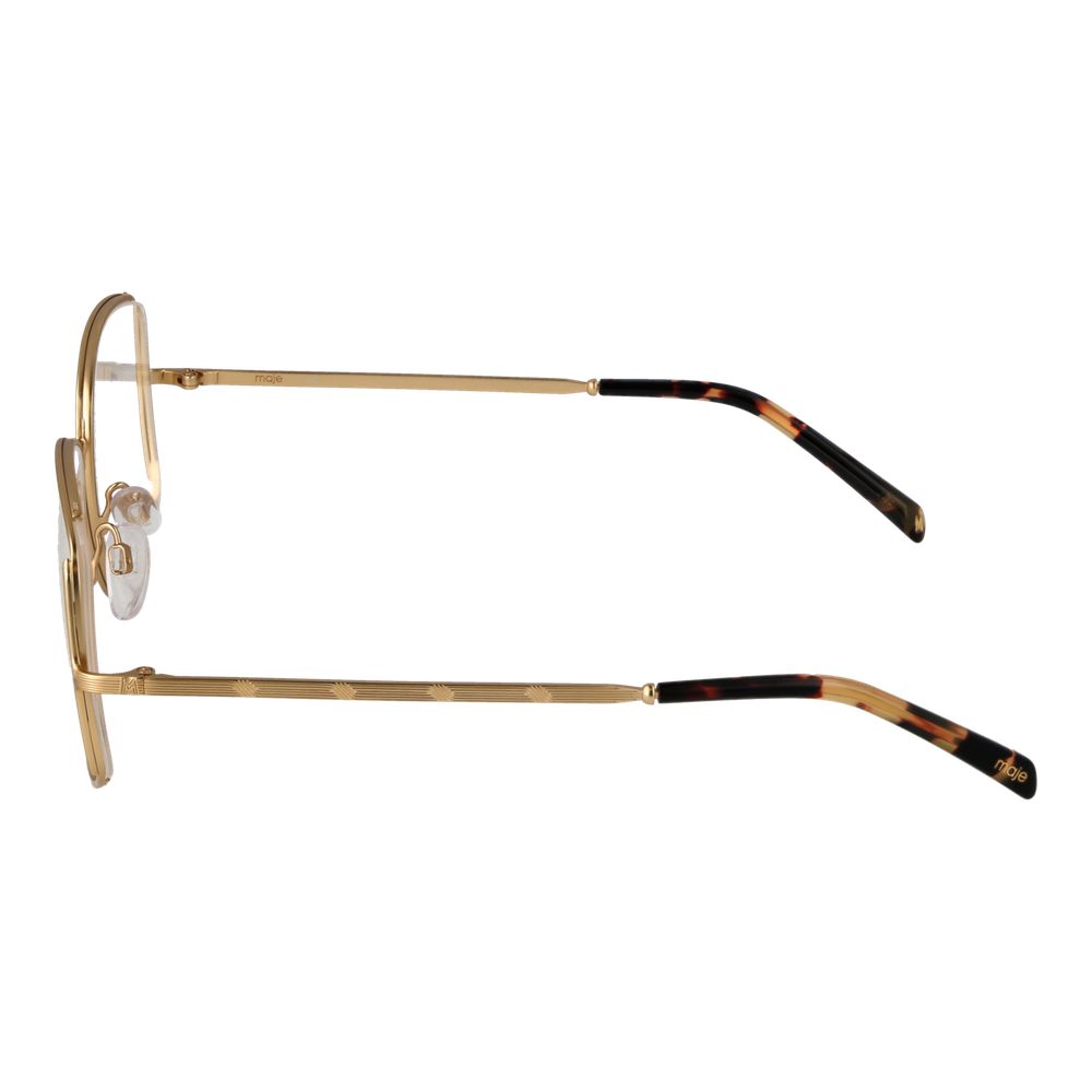 Maje Women's Gold Optical Frames – Square Full-Rim Design