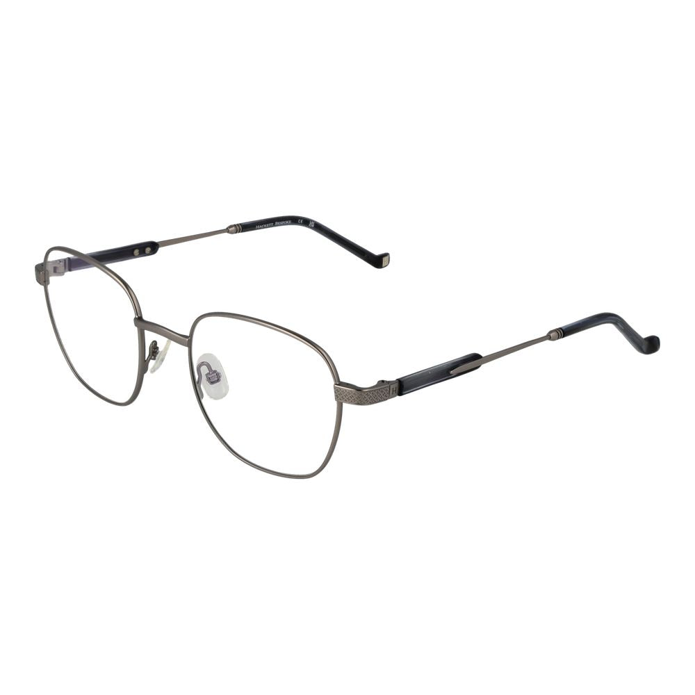 Hackett Gray Men’s Optical Frames – Gunmetal Square Design