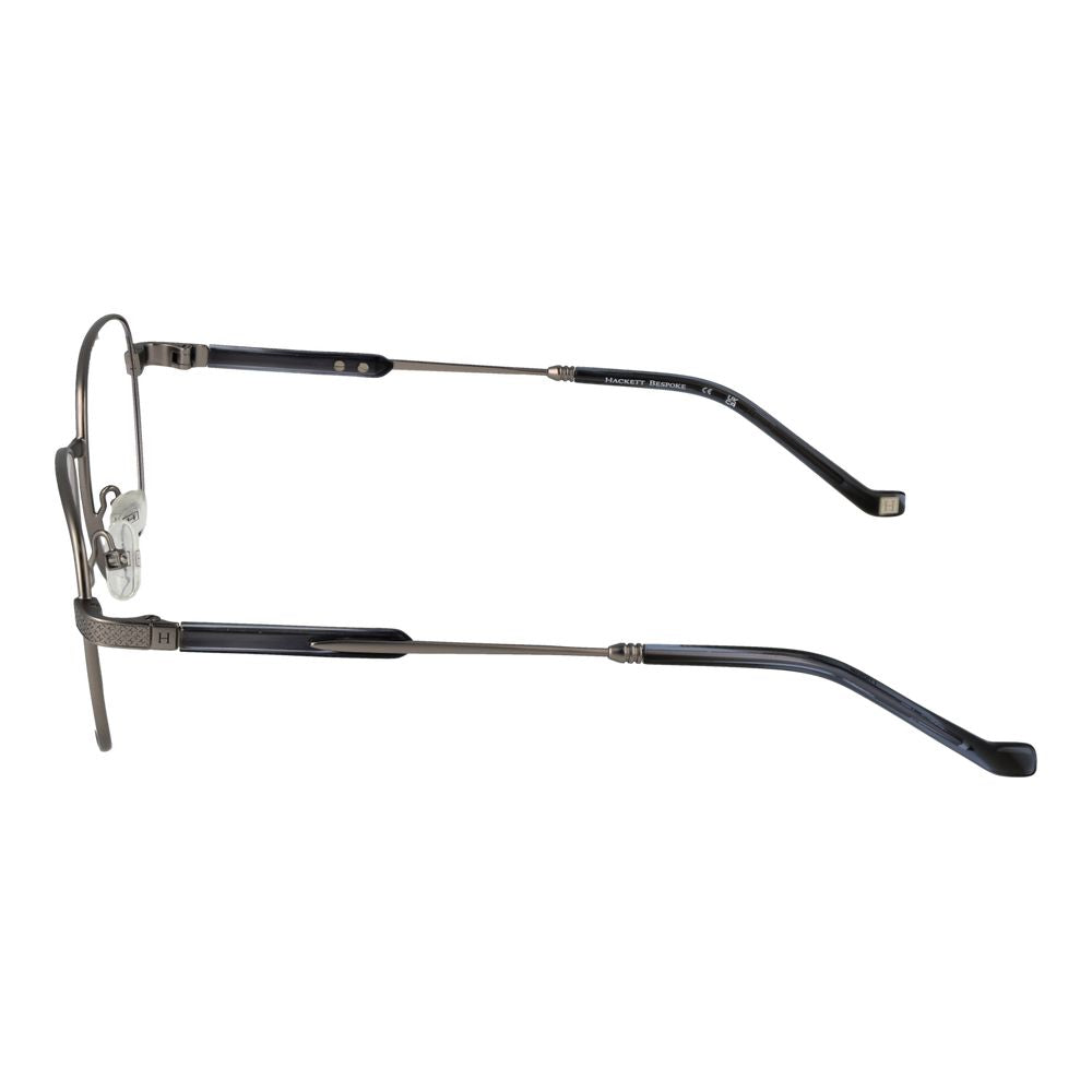 Hackett Gray Men’s Optical Frames – Gunmetal Square Design