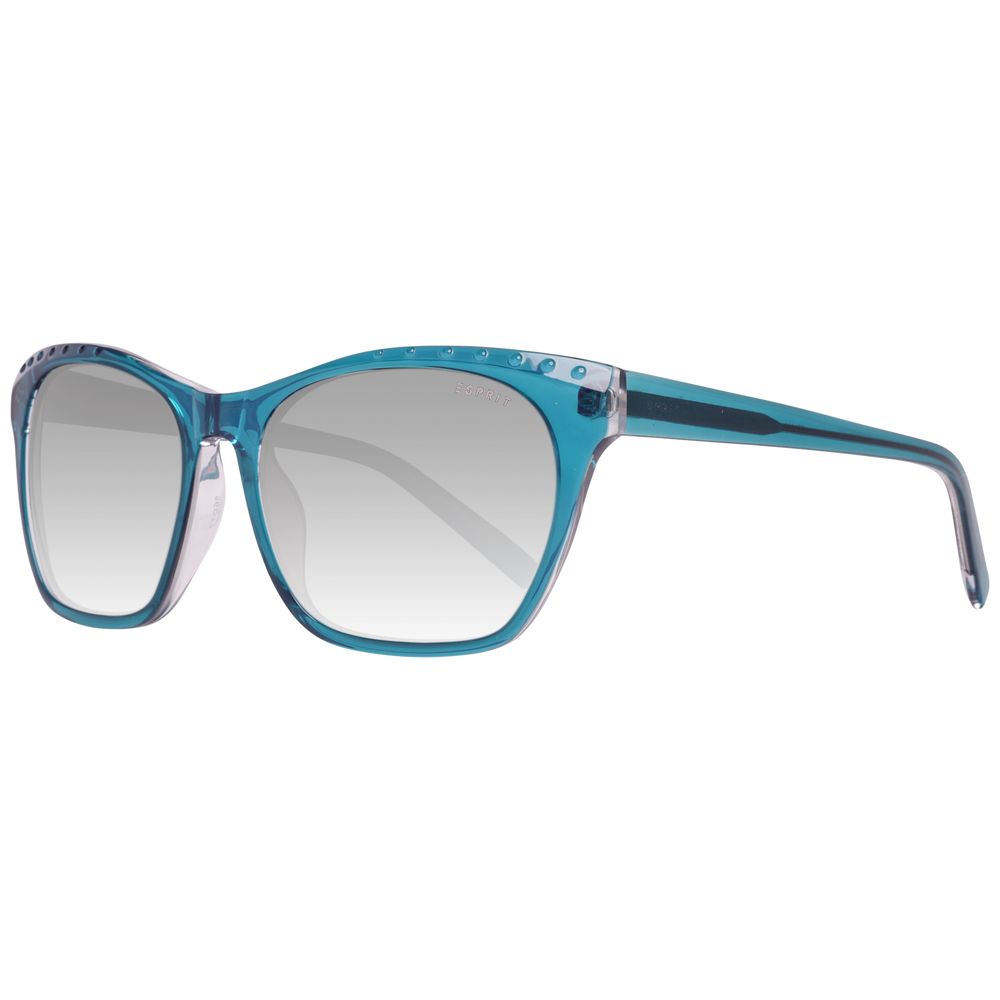 Esprit Women’s Sunglasses – Blue Resin Frame with Grey Lenses, 56mm