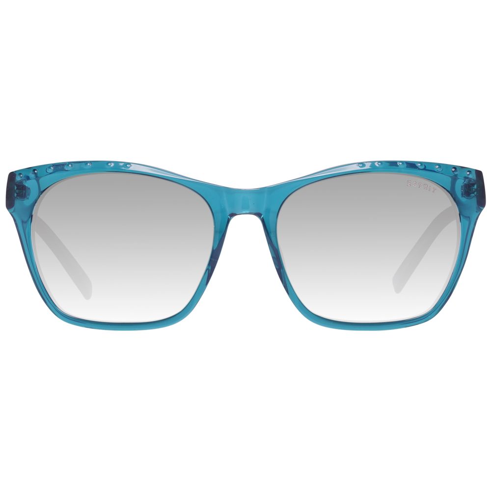 Esprit Women’s Sunglasses – Blue Resin Frame with Grey Lenses, 56mm
