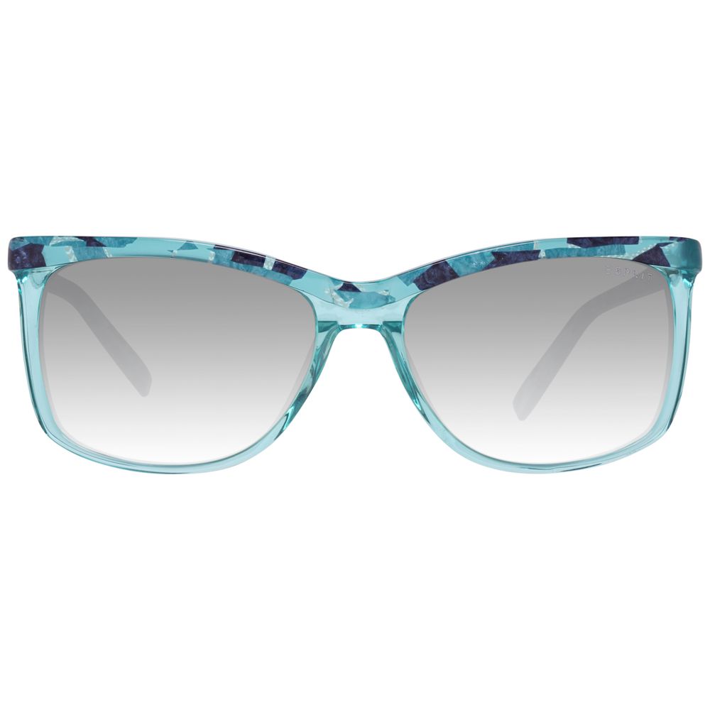 Esprit Women's Blue Resin Sunglasses – Stylish Frame with Grey Lenses, 56mm