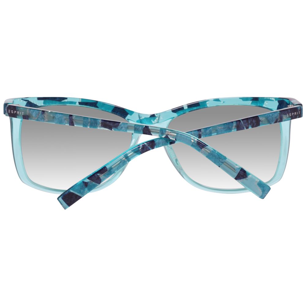 Esprit Women's Blue Resin Sunglasses – Stylish Frame with Grey Lenses, 56mm