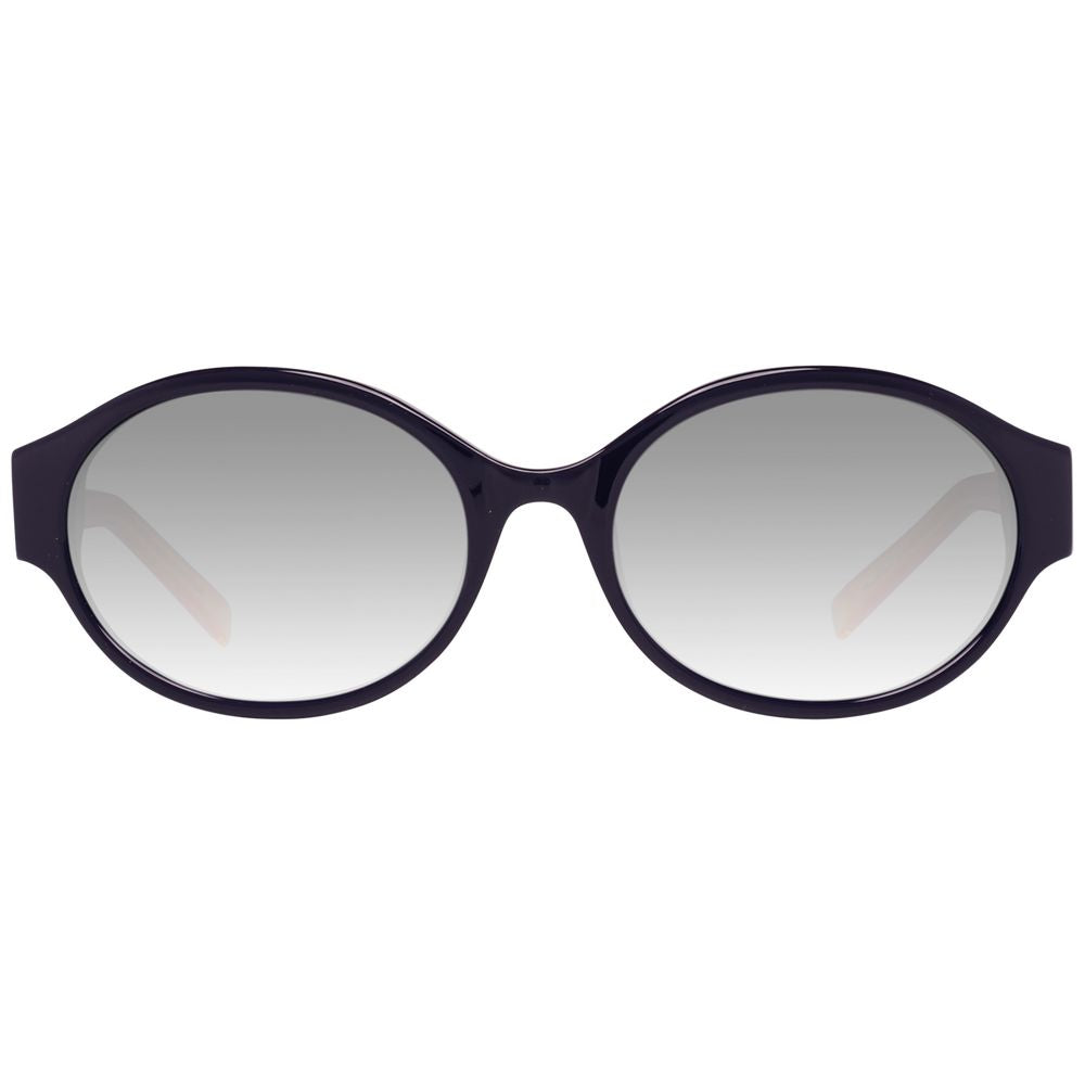 Esprit Women's Sunglasses – Blue Resin Frame with Radiant Rush Lenses, 53mm
