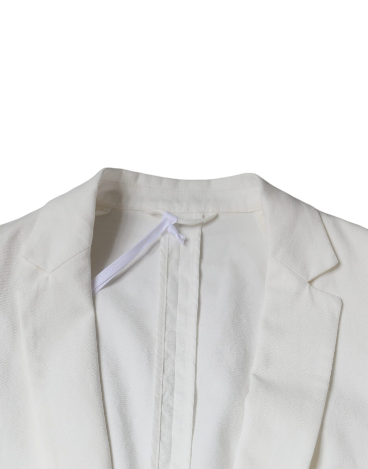 DONDUP White Single Breasted One Button Dress Formal Blazer