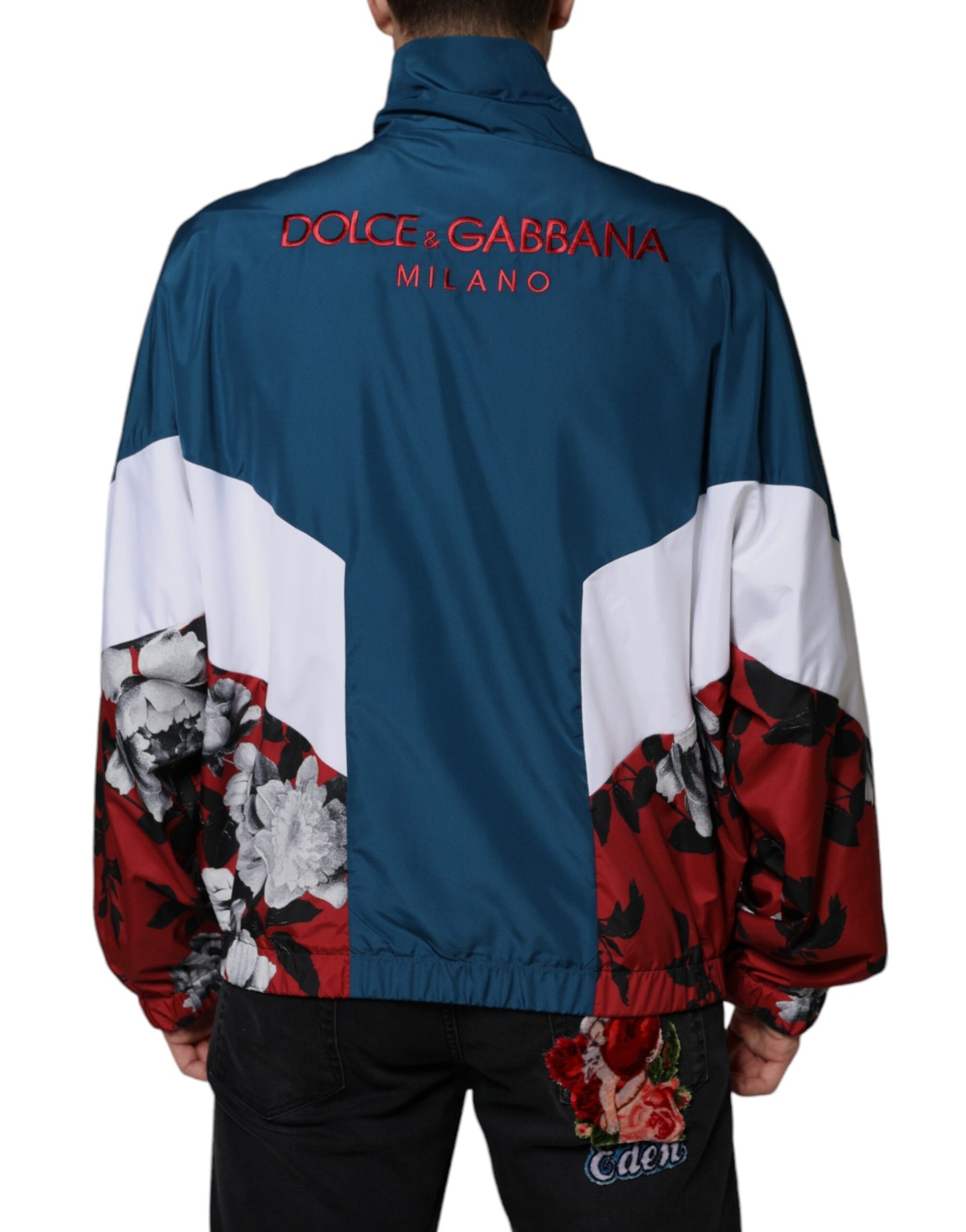 - Multicolor Polyester Full Zip Jacket