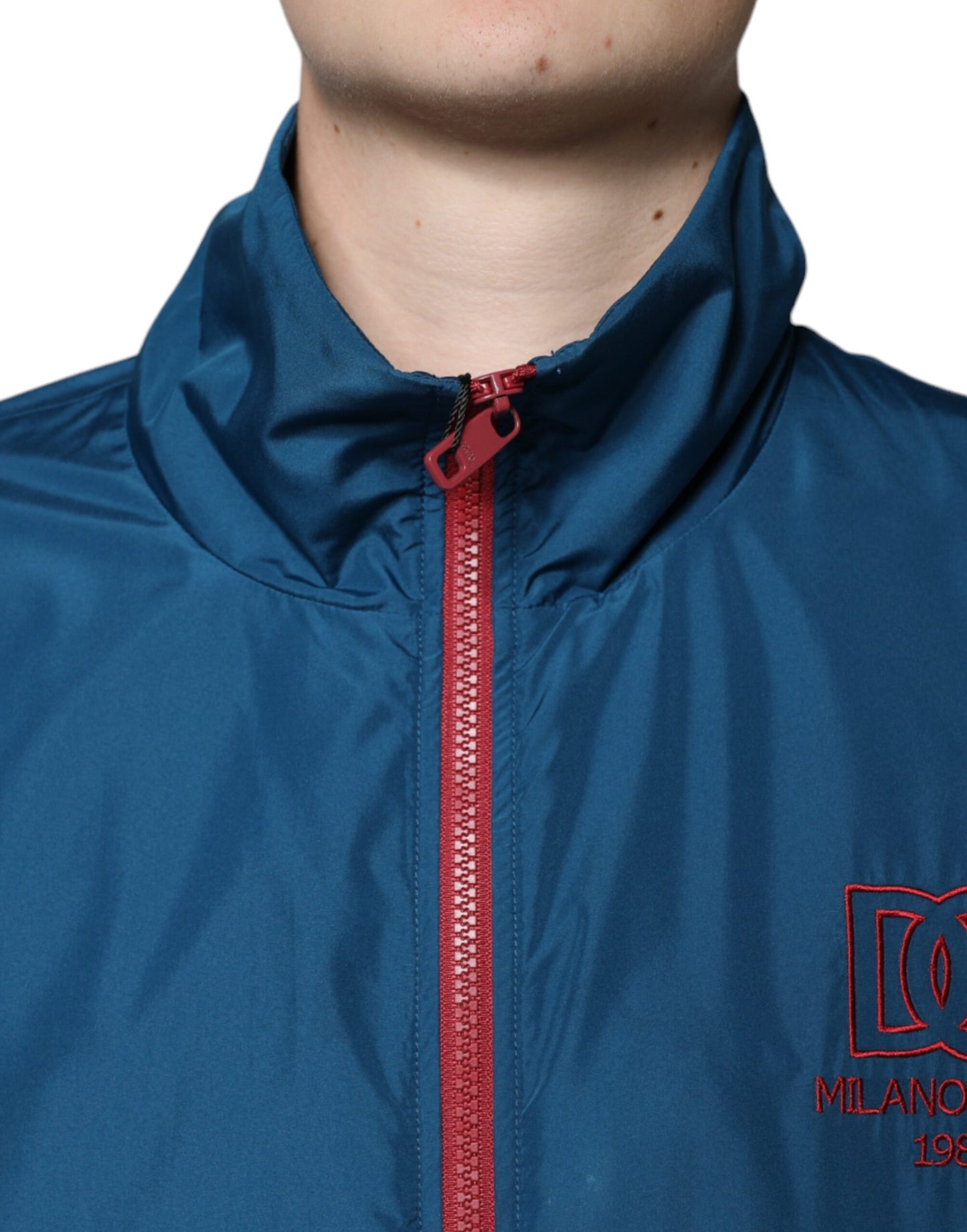 - Multicolor Polyester Full Zip Jacket