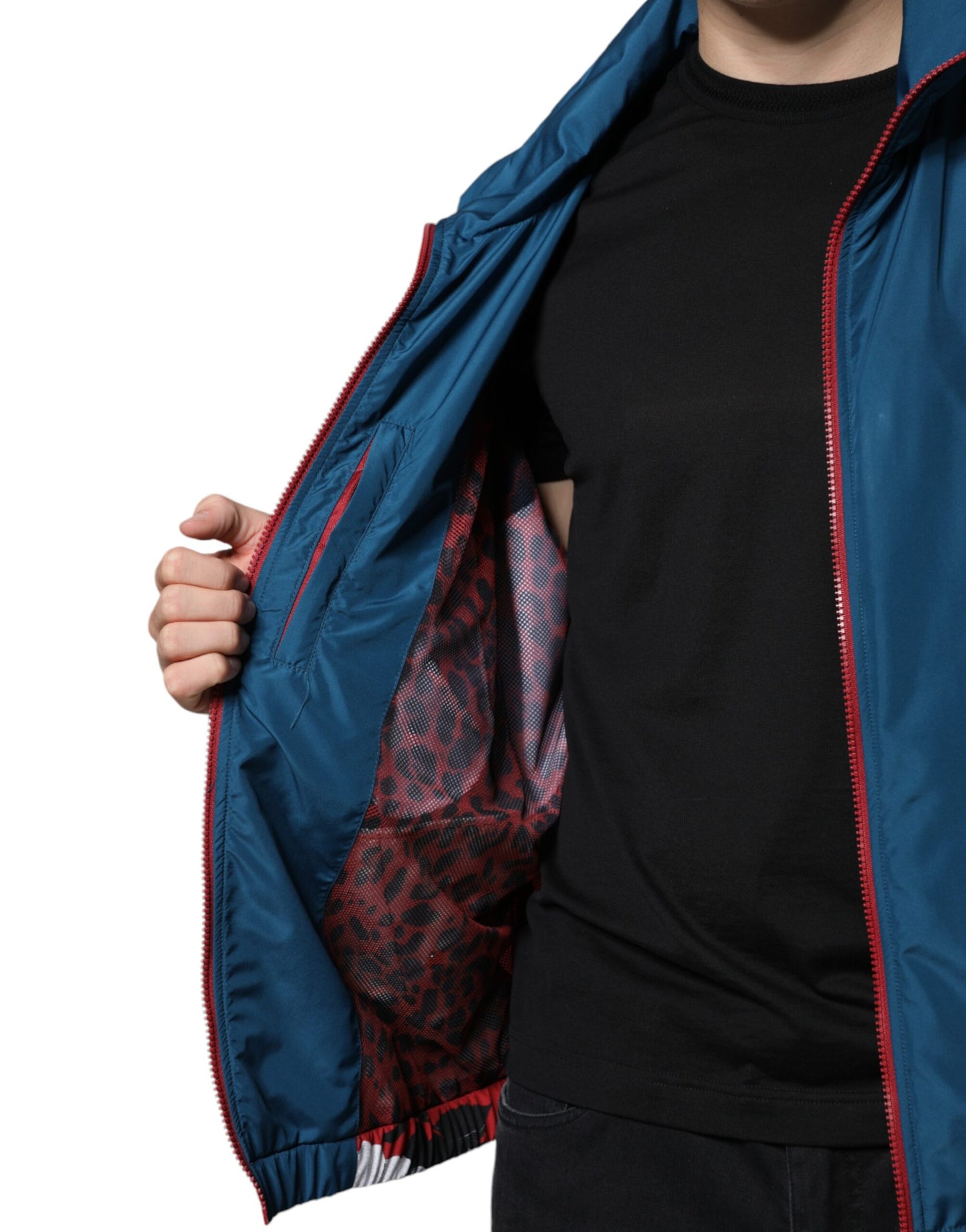 - Multicolor Polyester Full Zip Jacket