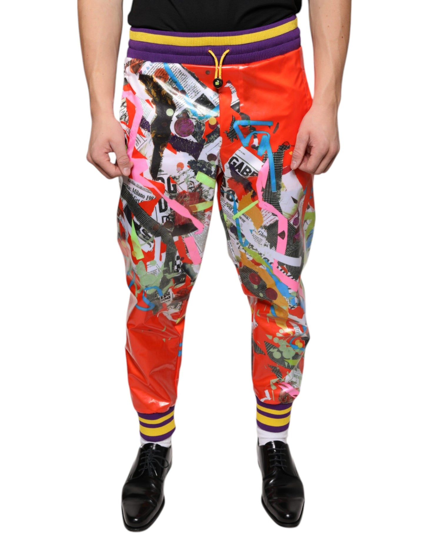 - Multicolor Printed Jogger Sweatpants Pants