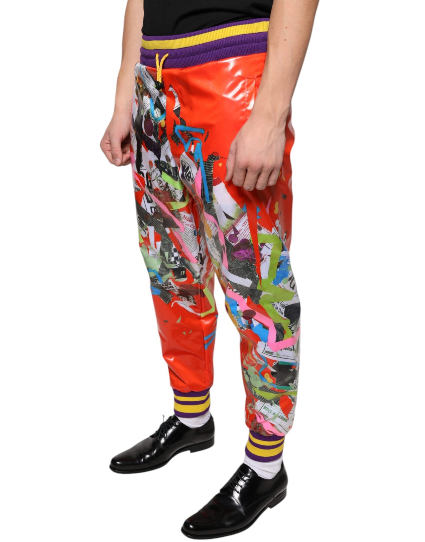 - Multicolor Printed Jogger Sweatpants Pants