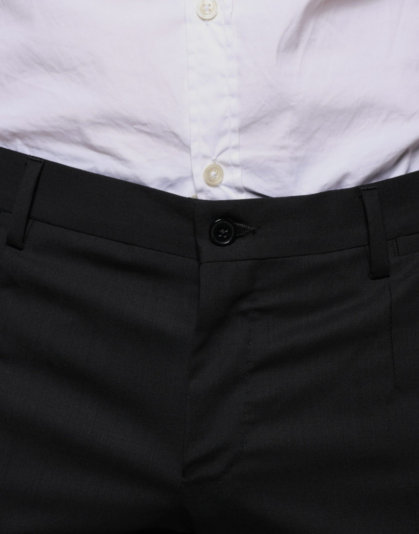 - Black Wool Skinny Dress Formal Pants