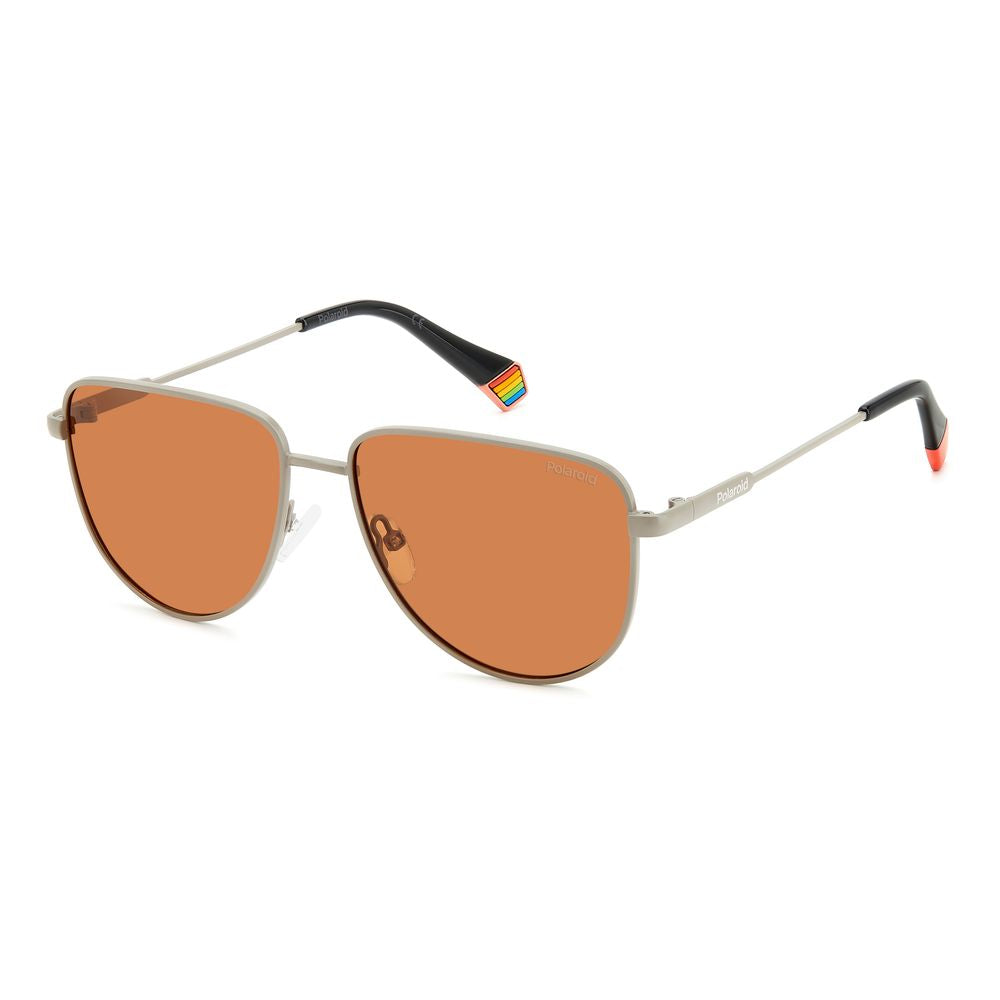 Polaroid Unisex Gray Metal Sunglasses – Stylish Polarized Protection