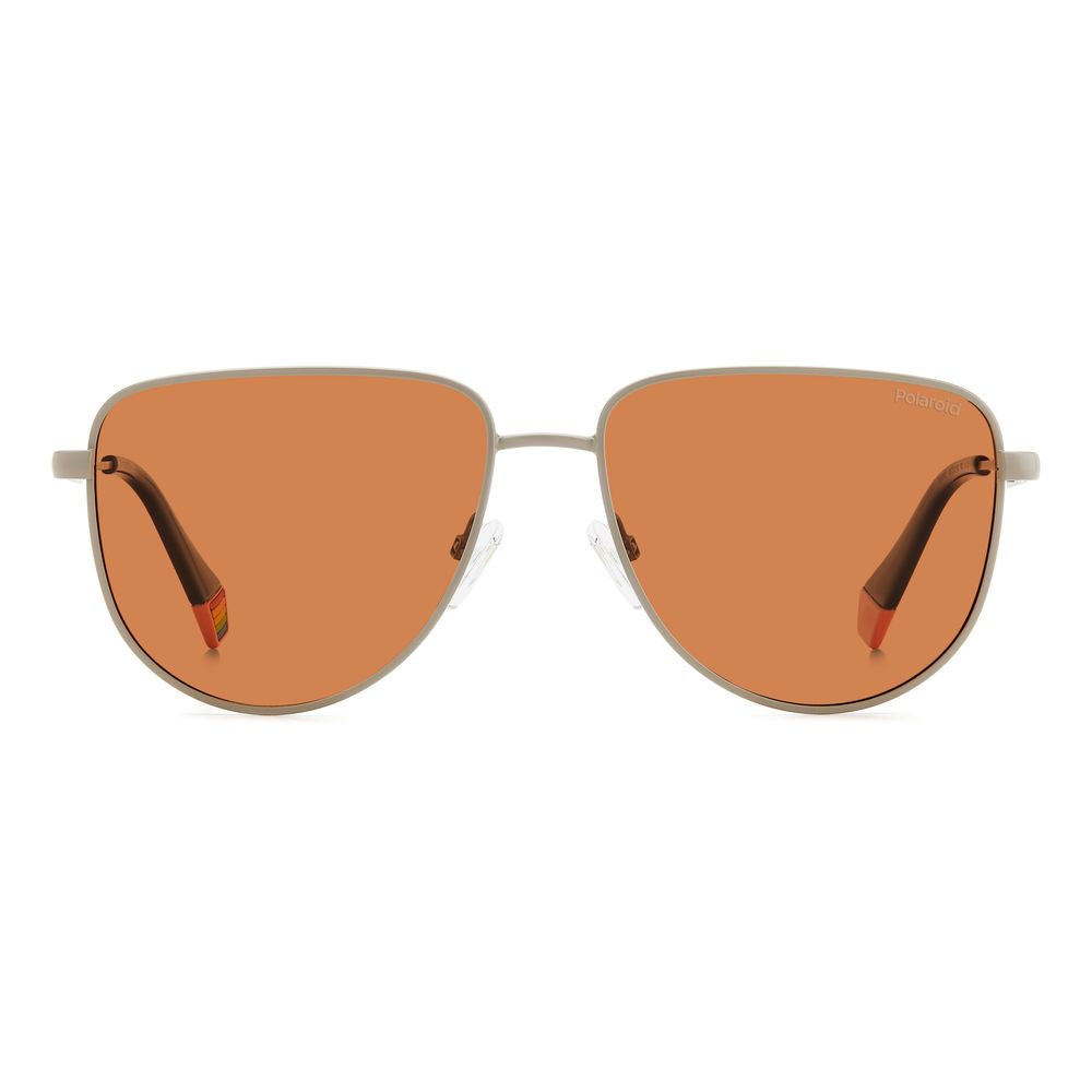 Polaroid Unisex Gray Metal Sunglasses – Stylish Polarized Protection