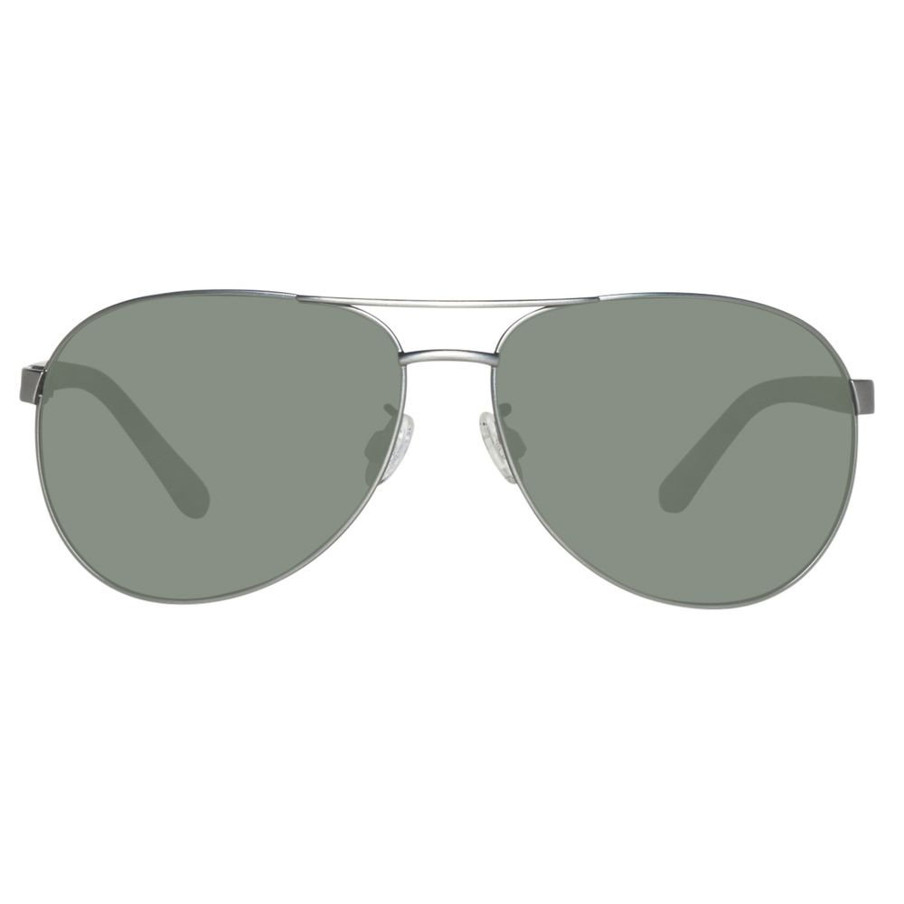 Timberland White Resin Sunglasses – Chic Oval Frame, 62mm