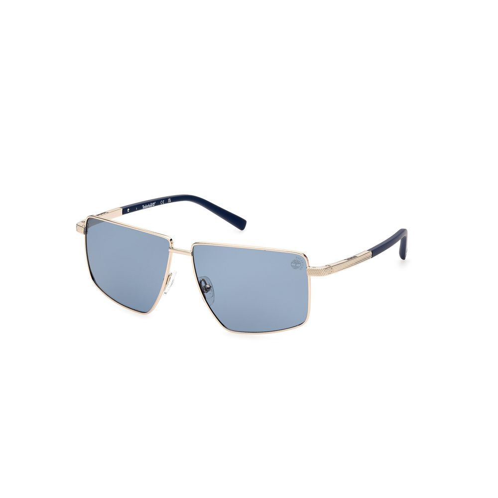 Timberland Men’s Gray Metal Sunglasses – Polarized SMOKY GRAY Lenses, 59mm
