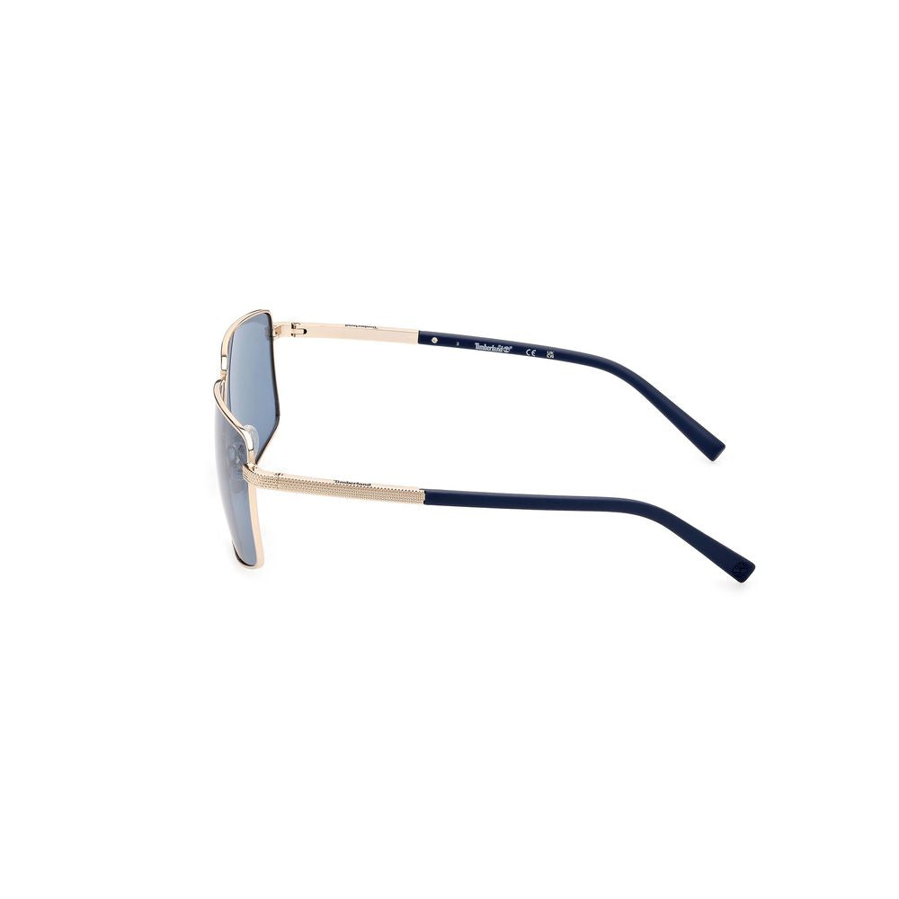 Timberland Men’s Gray Metal Sunglasses – Polarized SMOKY GRAY Lenses, 59mm