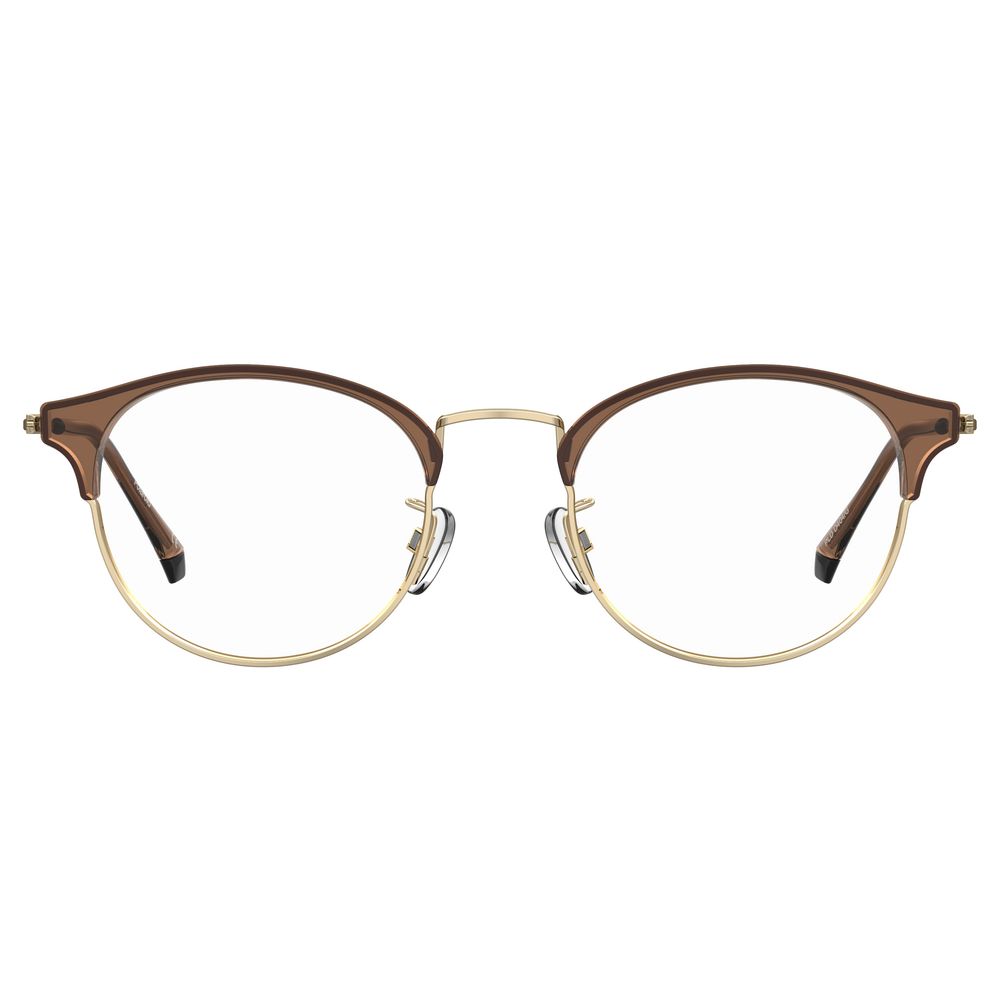 Polaroid Brown Metal Frames - Square Full-Rim Design