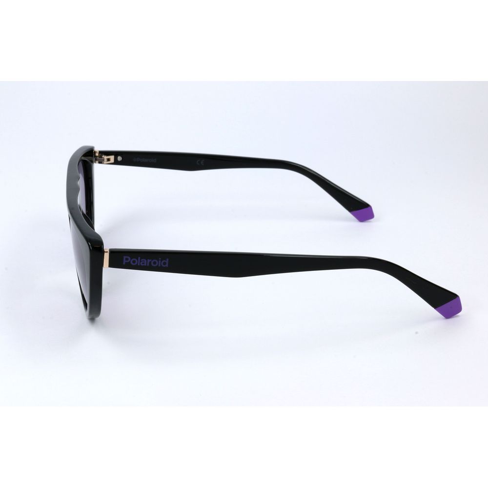 Polaroid Bicolor Metal Sunglasses – Violet Black with Polarized Lenses, 54mm