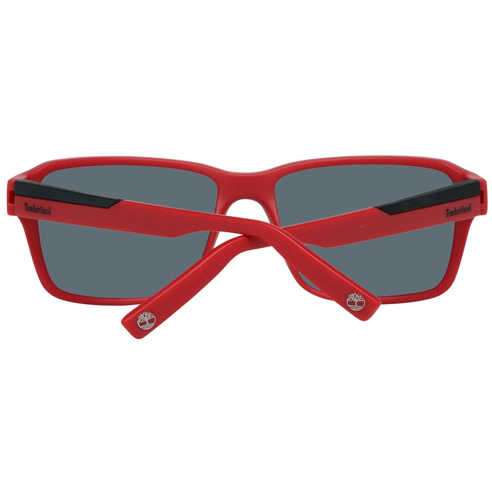 Timberland Men's Sunglasses – Red Polarized Frame, 59mm