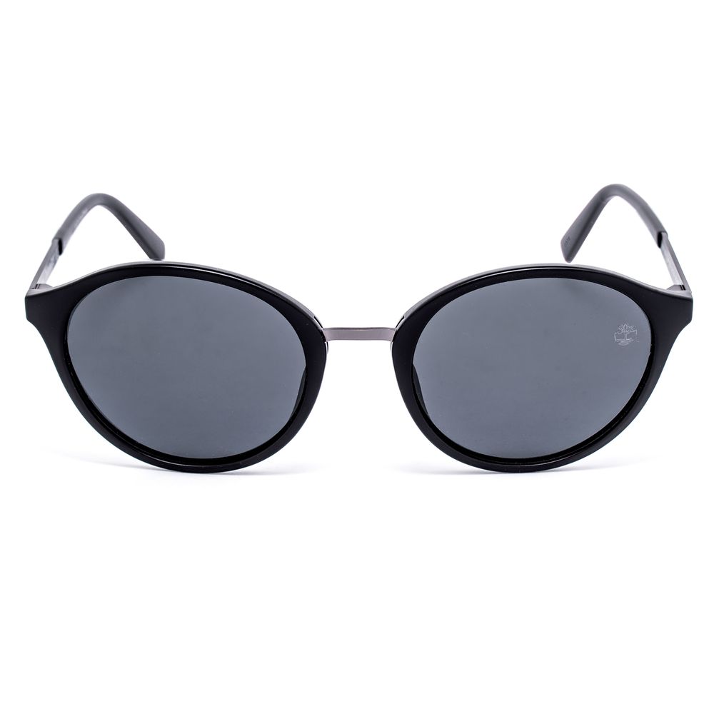 Timberland Women’s Sunglasses – Black Square Design with Polarized Lenses, 52mm