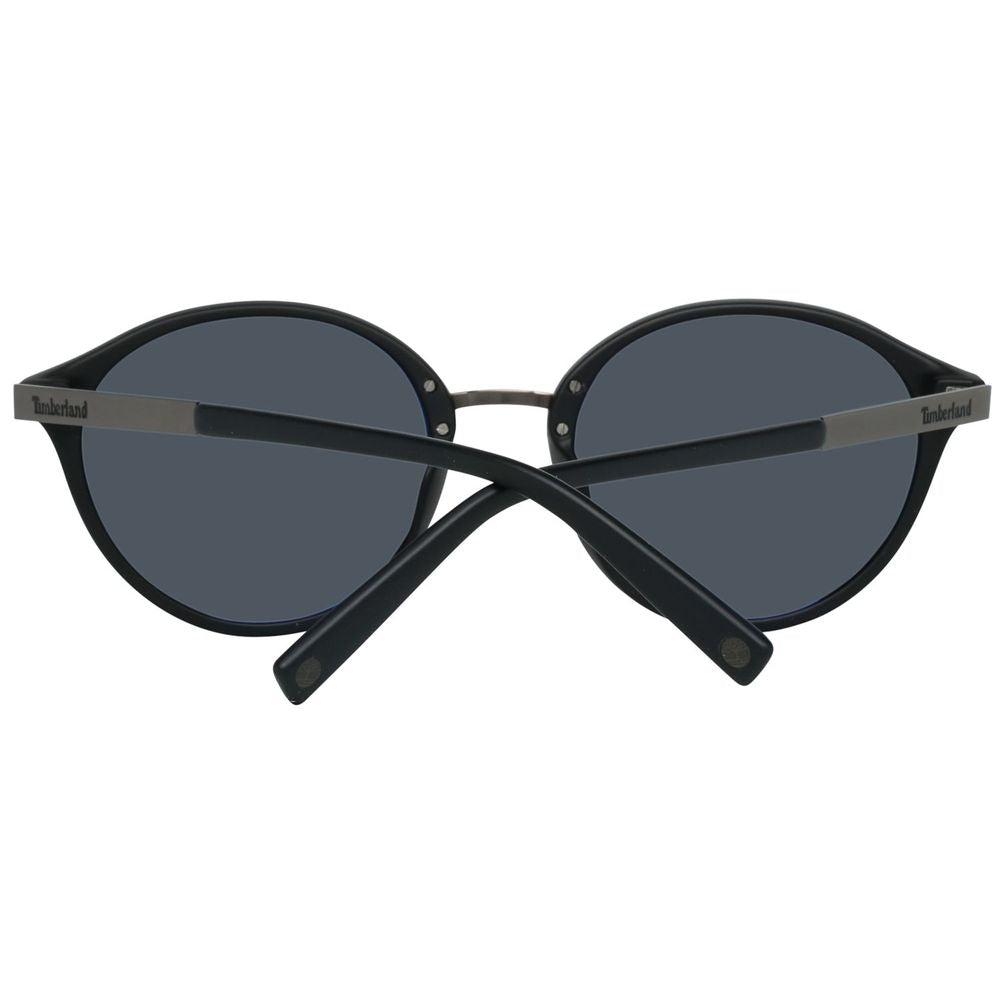 Timberland Women’s Sunglasses – Black Square Design with Polarized Lenses, 52mm