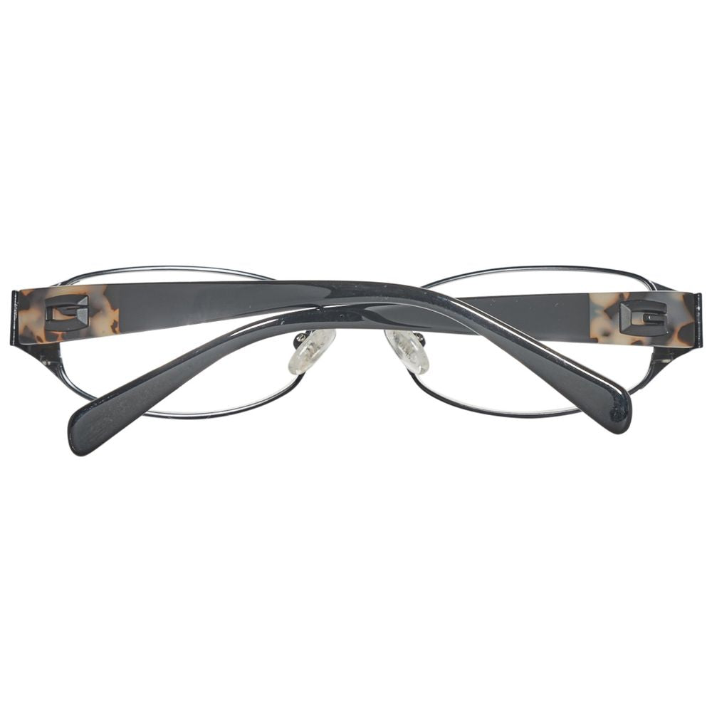 Guess Women's Black Metal Optical Glasses – Round Frame, 52mm