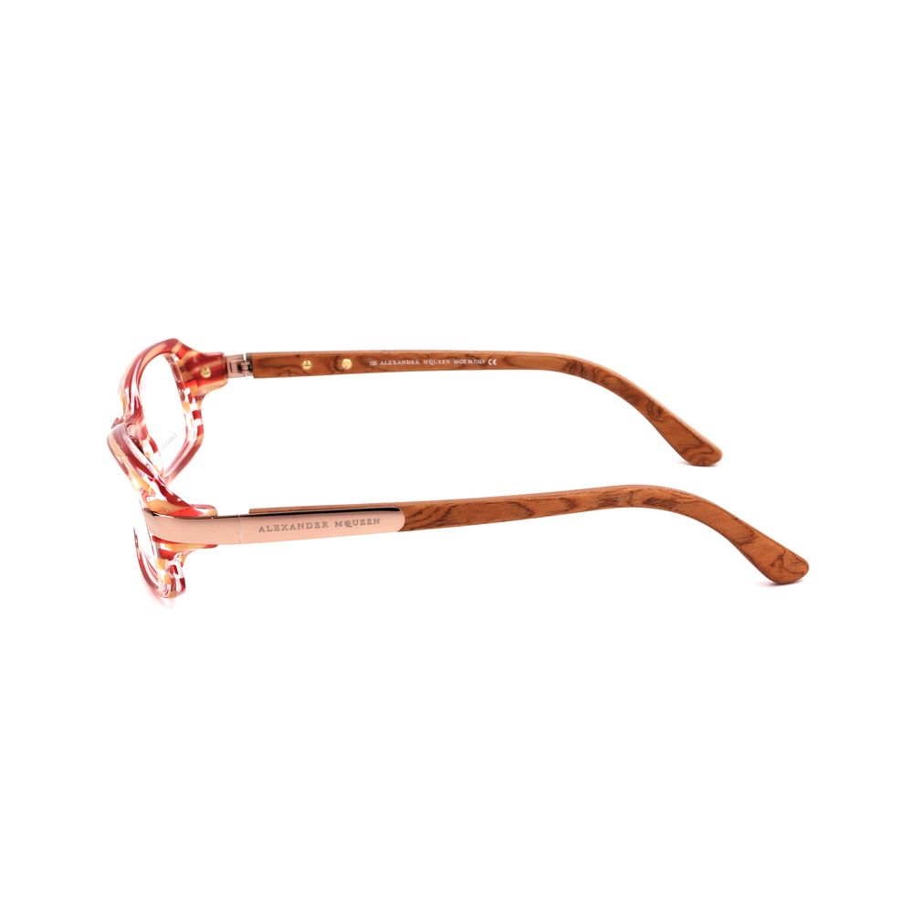 Alexander McQueen Red Acetate Glasses – 52mm