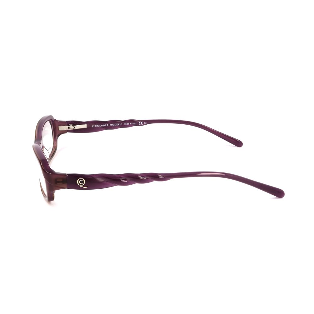 Alexander McQueen Purple Acetate Glasses – 52mm