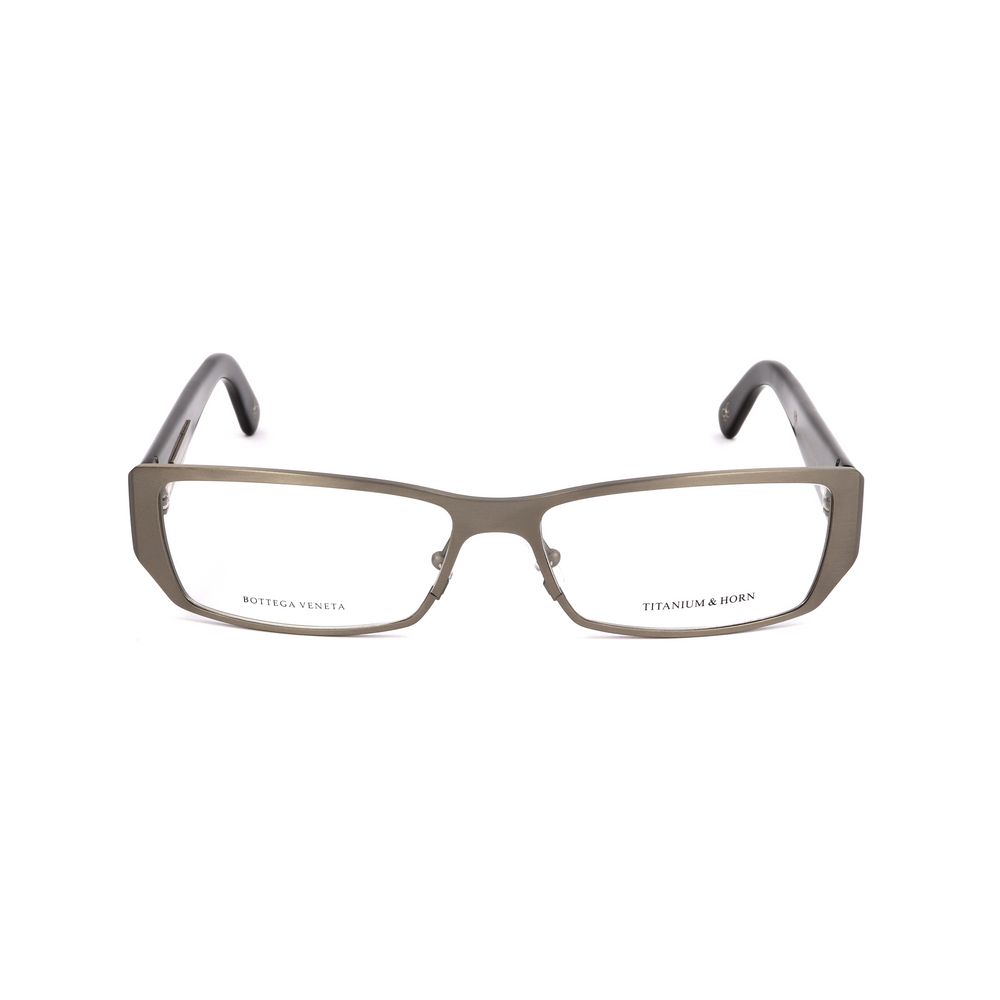 Bottega Veneta Titanium Silver Frames - Stylish Demo Lens Optical Glasses