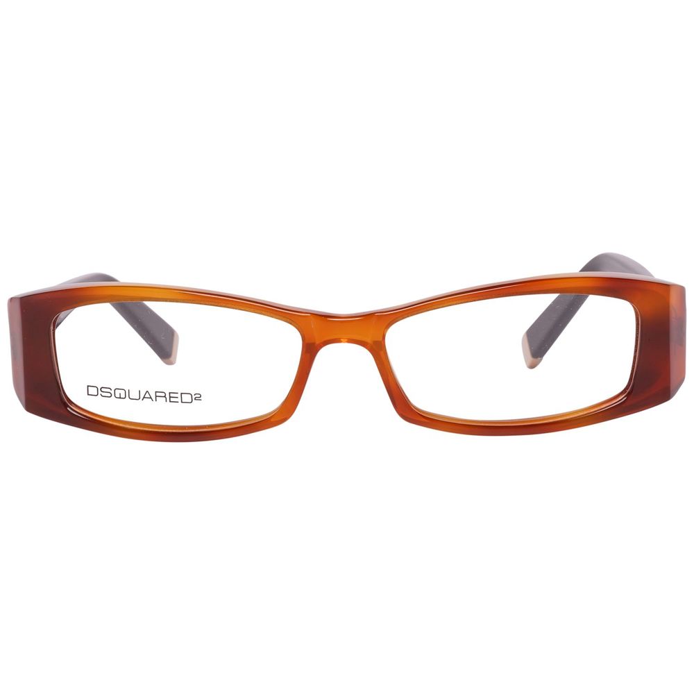 Dsquared² Brown Plastic Frames – Stylish Square Optical Glasses