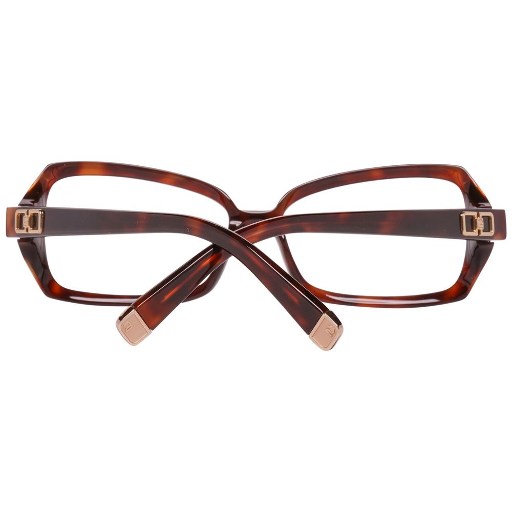 Dsquared² Brown Plastic Square Full-Rim Frames
