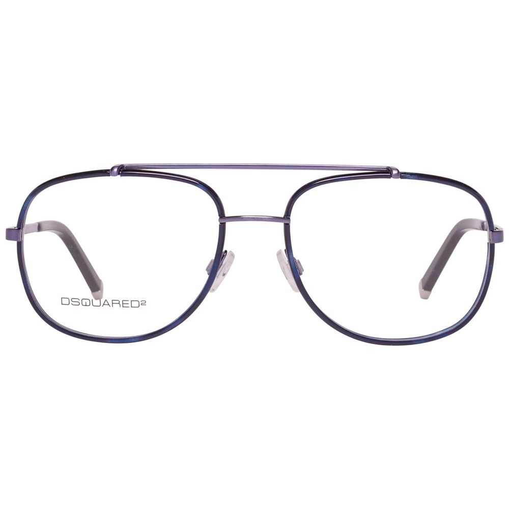 Dsquared² Blue Metal Frames – Designer Demo-Lens Glasses