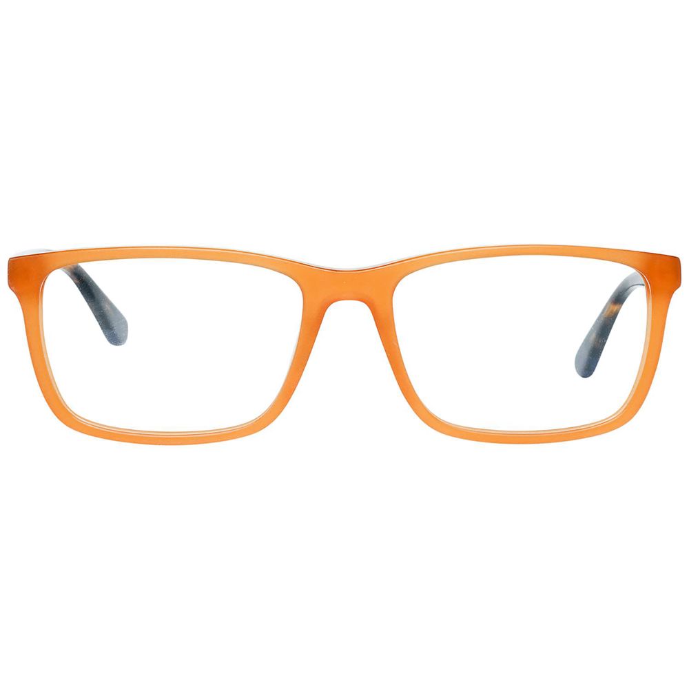 Gant Brown Plastic Frames - Square Full-Rim Design