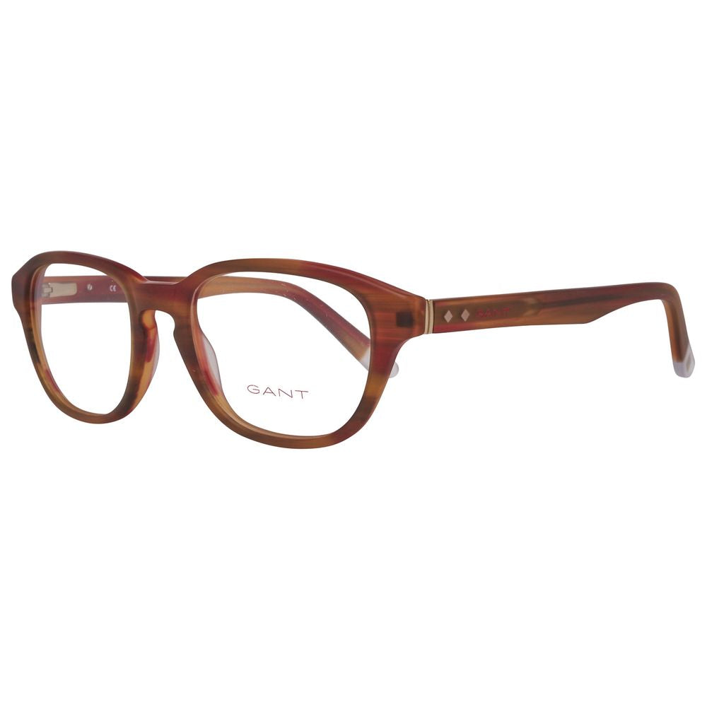 Gant Brown Plastic Frames - Square Full-Rim