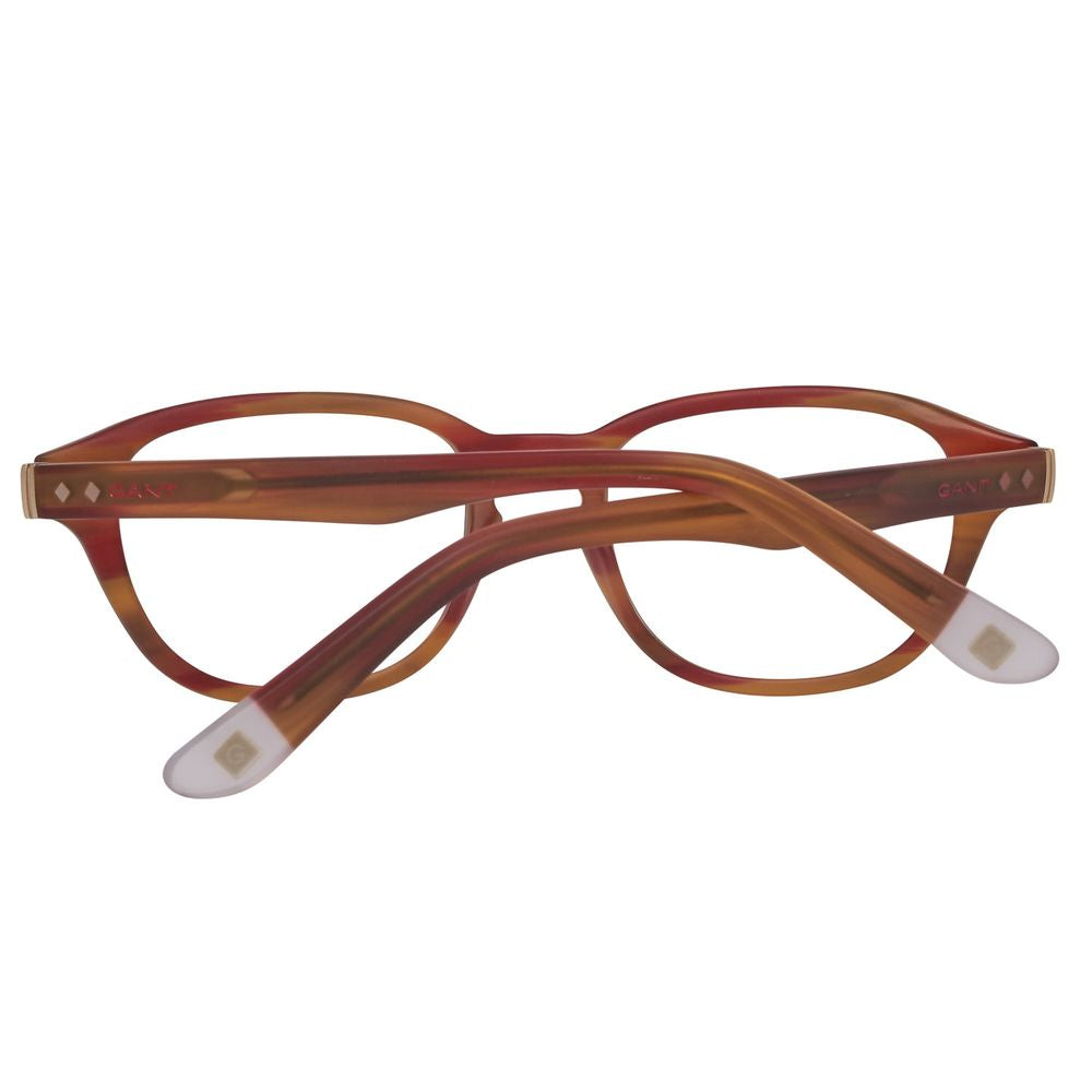 Gant Brown Plastic Frames - Square Full-Rim
